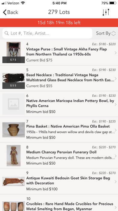 Culturalpatina Auctions screenshot 2