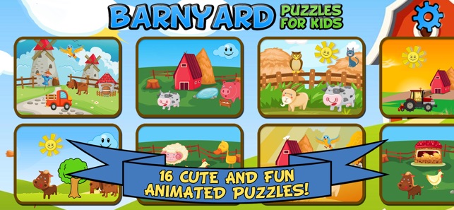 Barnyard Puzzles For Kids
