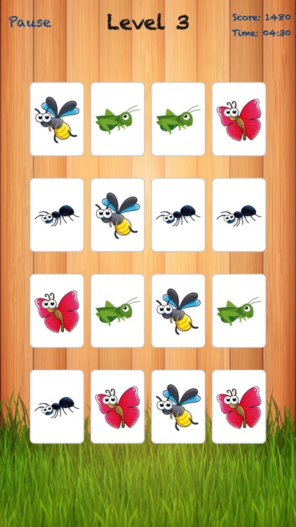 Bugland - Card Matching Game