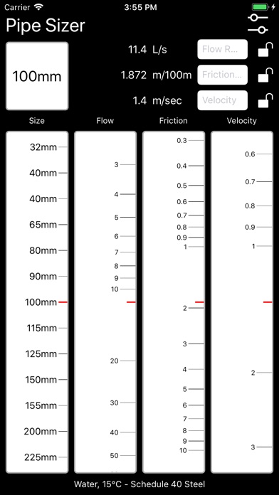 Pipe Sizer - Water screenshot 2