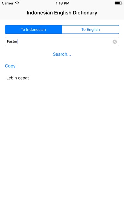 Indonesian Dictionary