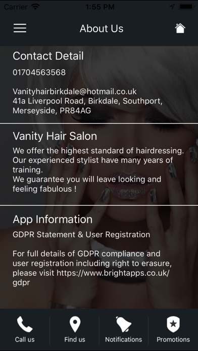 Vanity Hair Salon screenshot 2