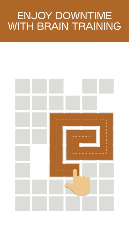 Fill one-line puzzle game