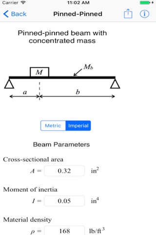 Natural Frequency of Vibration screenshot 4