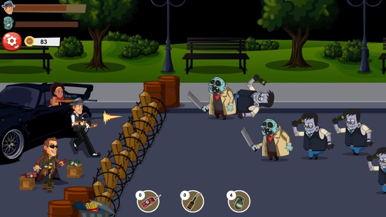 Gangster Gun - Zombie Attack screenshot-0