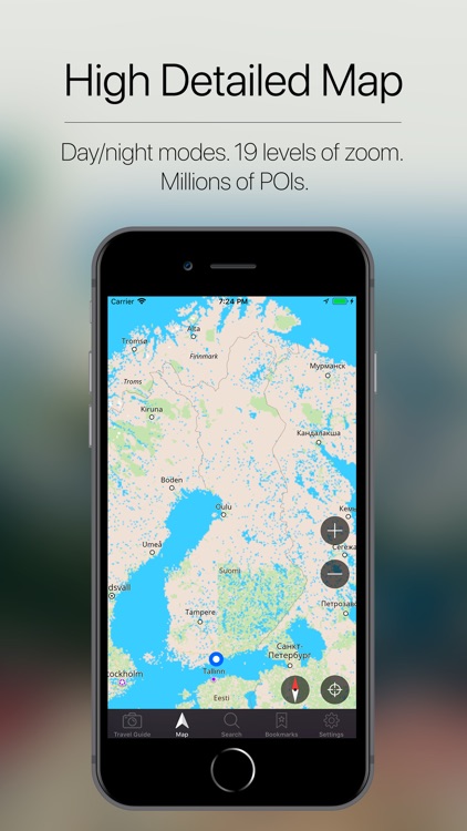 Finland Offline Travel Map
