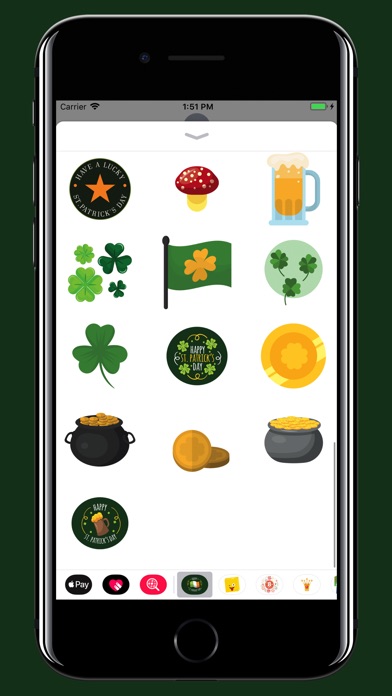St Patrick Day stickers emoji screenshot 4
