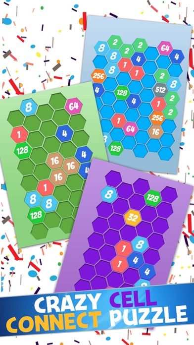 Hexagon 2048-new word fun games screenshot 3