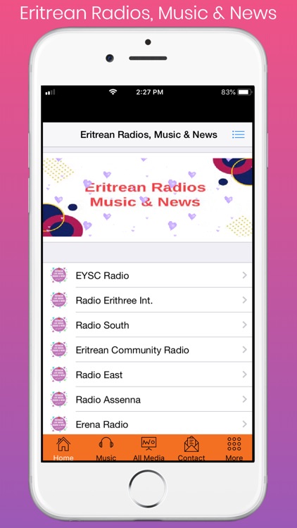 Eritrean Radios, Music & News