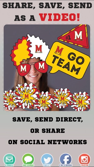 Maryland Terrapins Animated Selfie Stickers(圖4)-速報App