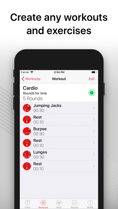 WOD TIMER: HIIT TRAINING TIMER SỨC KHOẺ WOD TIMER: HIIT TRAINING TIMER