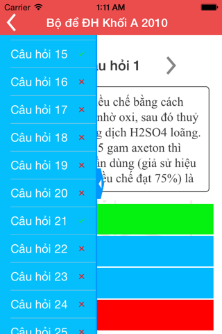 Thi Hoá Học THPT - Đại Học screenshot 4