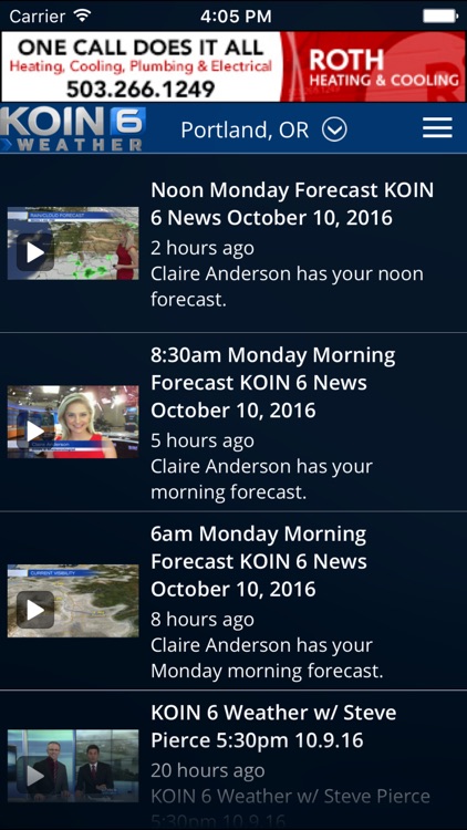 PDX Weather - KOIN Portland OR