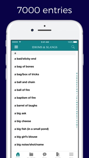 English Idioms and Slangs Dictionary(圖1)-速報App