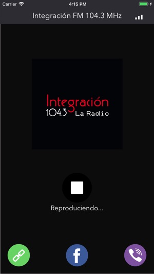 Integración FM 104.3 MHz