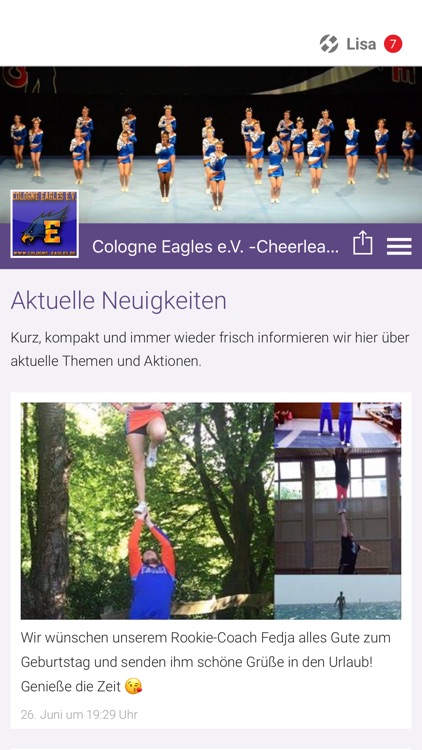 Cologne Eagles Cheerleader