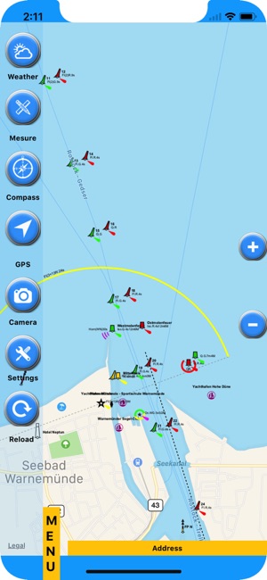 Open Sea Map Navigator