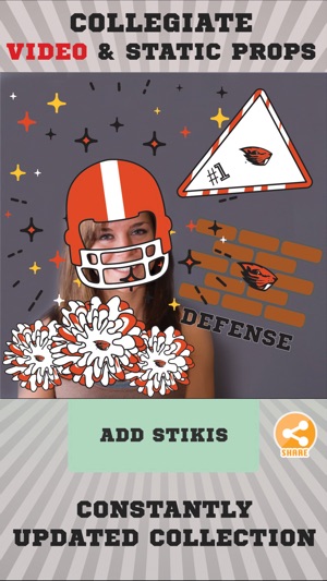 Oregon State Beavers Animated Selfie Stickers(圖2)-速報App