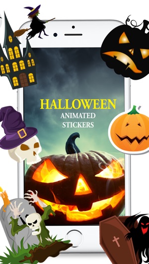 Halloween Stickers Animated