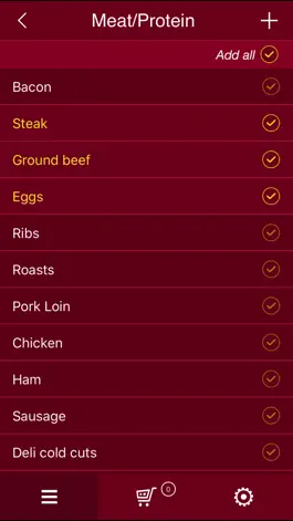 Game screenshot Ketogenic Diet Shopping List hack