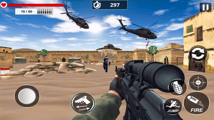 Mountain Sniper Commando 2018 screenshot-3