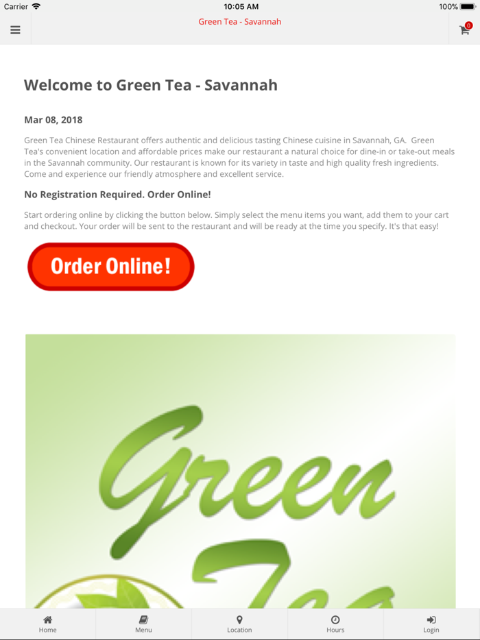 Green Tea Savannah