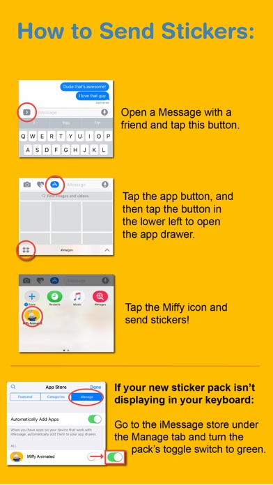 Miffy Animation Stickers on the App Store