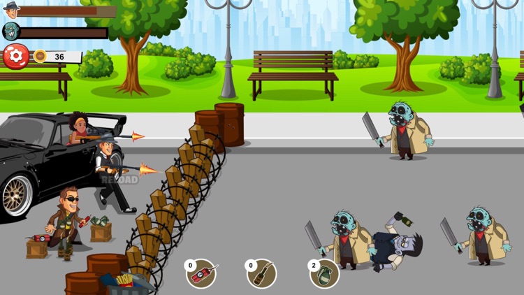 Gangster Gun - Zombie Attack screenshot-6