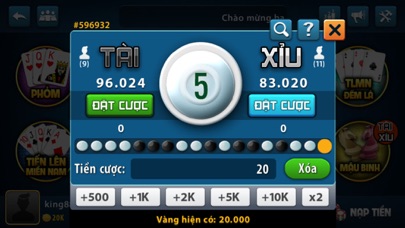 Tai Xiu Xoc dia Phom King88 screenshot 2
