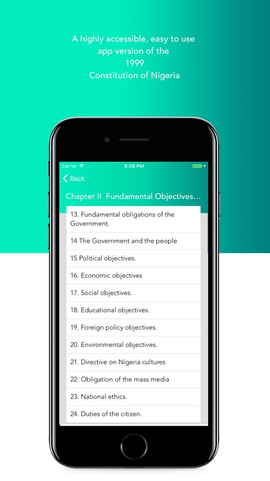 Nigerian Constitution 1999 screenshot 3