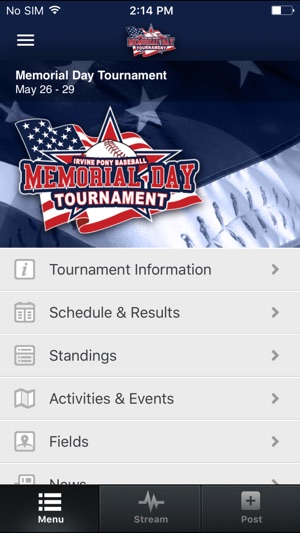 Irvine Memorial Day Tournament(圖2)-速報App