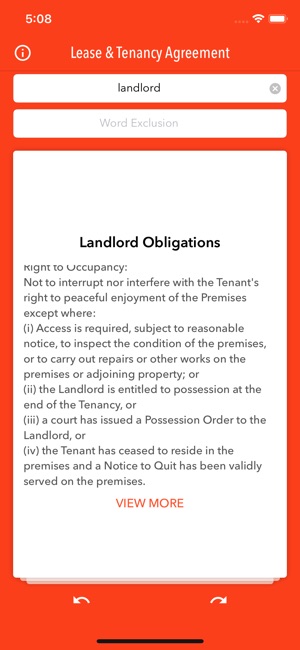 Lease & Tenancy Agreement