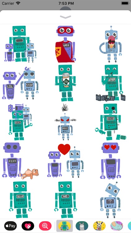 Robot Family - Stickers screenshot-3