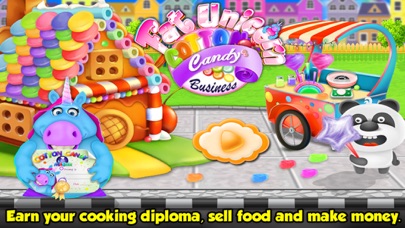 How to cancel & delete Fat Unicorn Cotton Candy Shop from iphone & ipad 1
