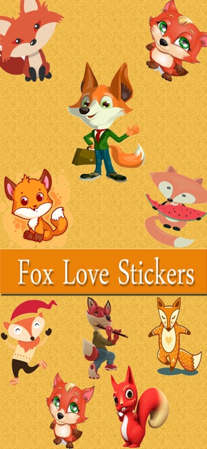 Fox Fun Emojis Stickers