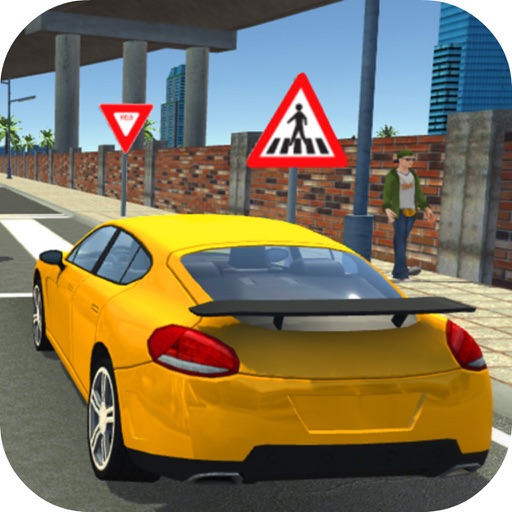 Traffic Car School 3D icon