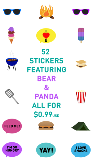 Bear & Panda Stickers(圖3)-速報App