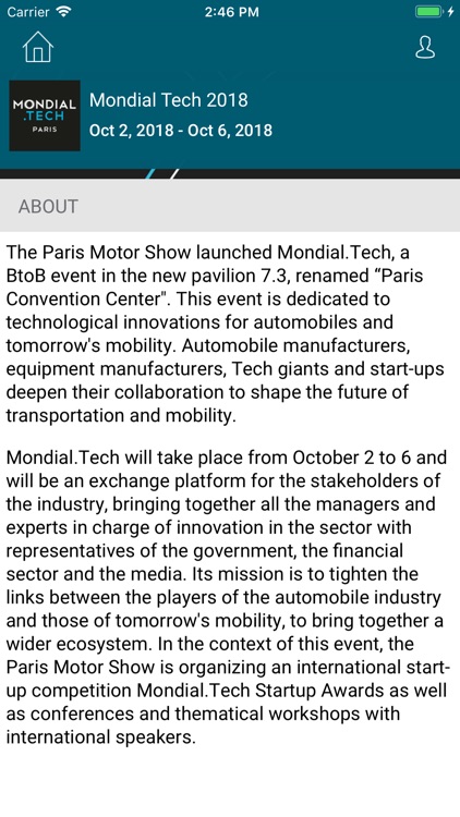 Mondial.Tech, October 2-6th