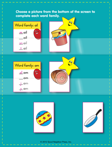 Pocket Charts! Word Families screenshot 4