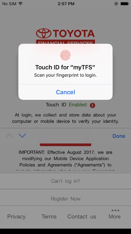 myTFS - Toyota Financial Services
