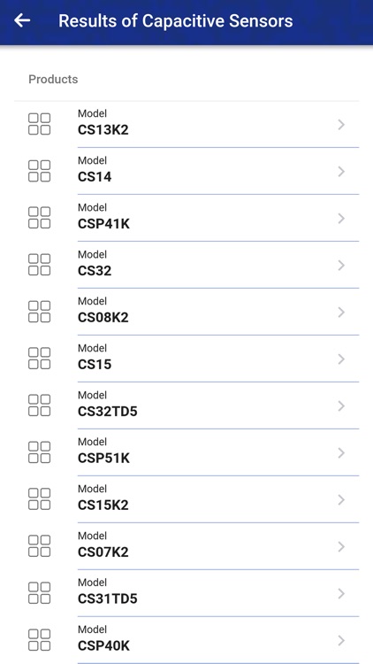 Product selector Datalogic screenshot-3