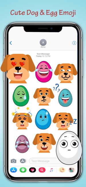 Egg Loving Dogs Emoji(圖3)-速報App