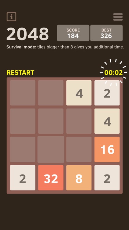 2048 Number Puzzle game
