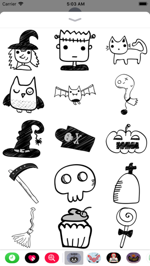 Halloween Sketch Elements(圖4)-速報App