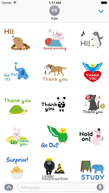 Simple Words of Cute Animals