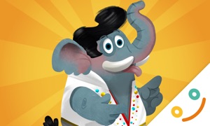 Jogo Circus Animals - Finishing your plate of food is fun!