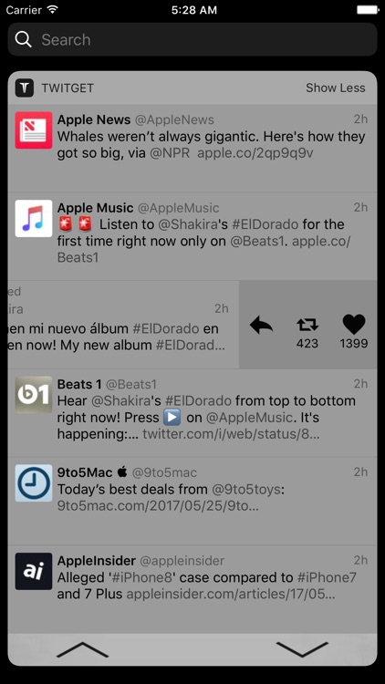 Twitget - Widget for Twitter