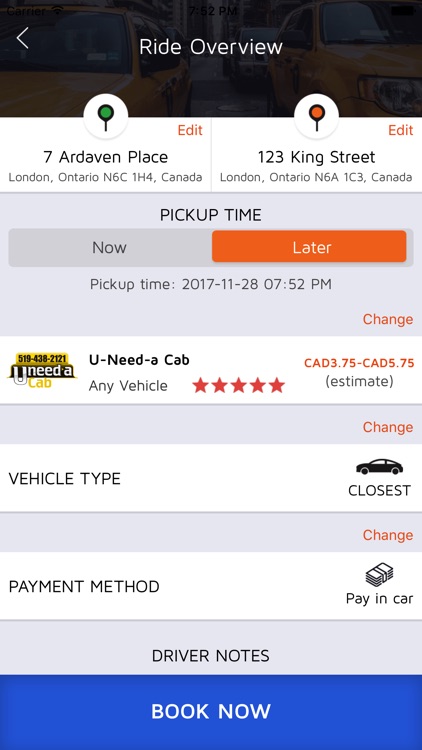 U-Need-A Cab screenshot-3