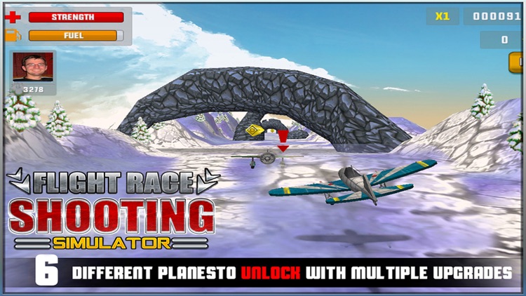 Flight Race Shooting Simulator screenshot-3