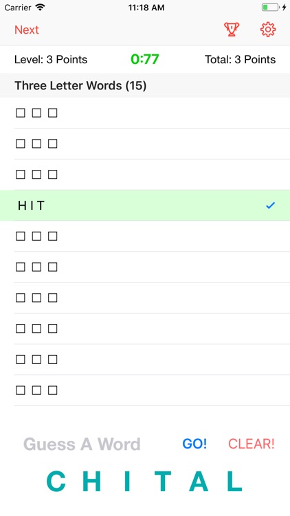 Words in Word - Text Jumble